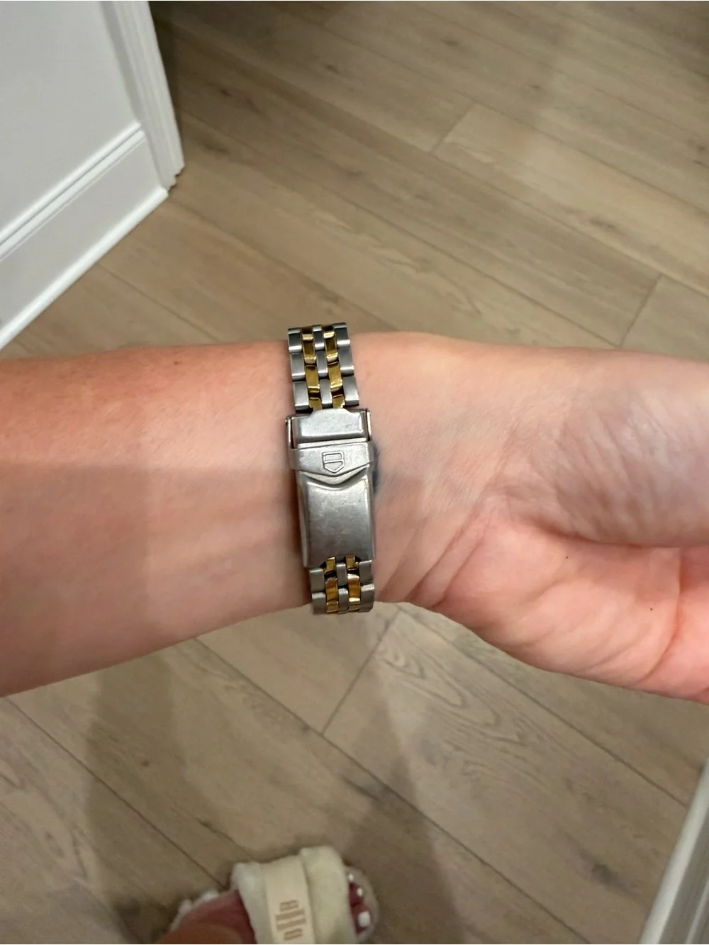 Tag Heuer Two-Tone Silver and Gold Women's Watch with Bracelet